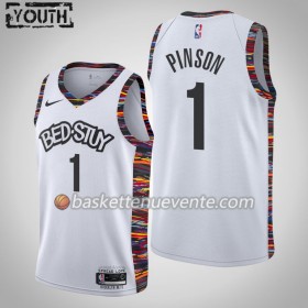Maillot Basket Brooklyn Nets Theo Pinson 1 2019-20 Nike City Edition Swingman - Enfant